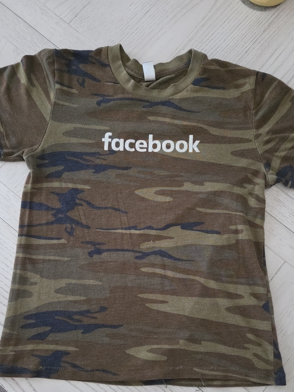 Facebook Camo Unisex Kids T-Shirt